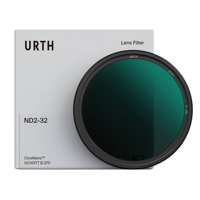 Urth 62 mm Variabler Graufilter ND2-32 (1-5 Stop) ND Filter (Plus+) 62mm, 62mm