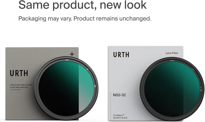 Urth 62 mm Variabler Graufilter ND2-32 (1-5 Stop) ND Filter (Plus+) 62mm, 62mm