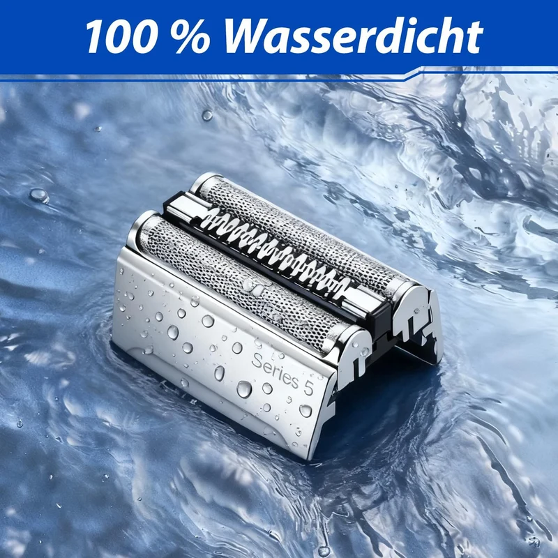 Ersatzkopf für Serie 5, 52S Silberfolie und Schneideeinheit für 5020s, 5030s, 5040s, 5050cc, 5070cc,