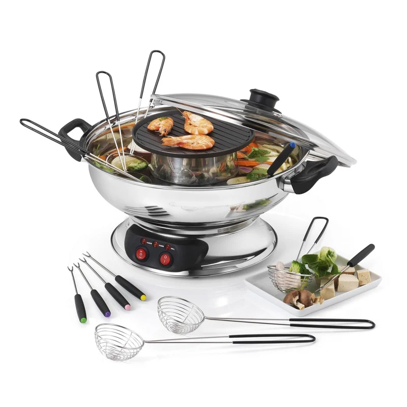 Fondue-Set 1950w 6 Gabeln - KCPFONDASIA