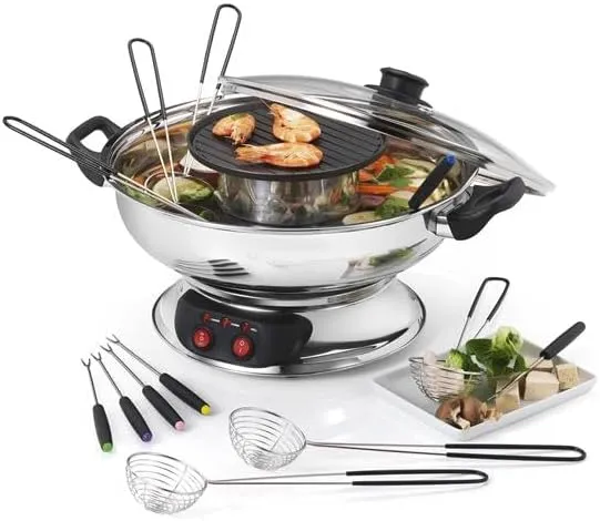Fondue-Set 1950w 6 Gabeln - KCPFONDASIA