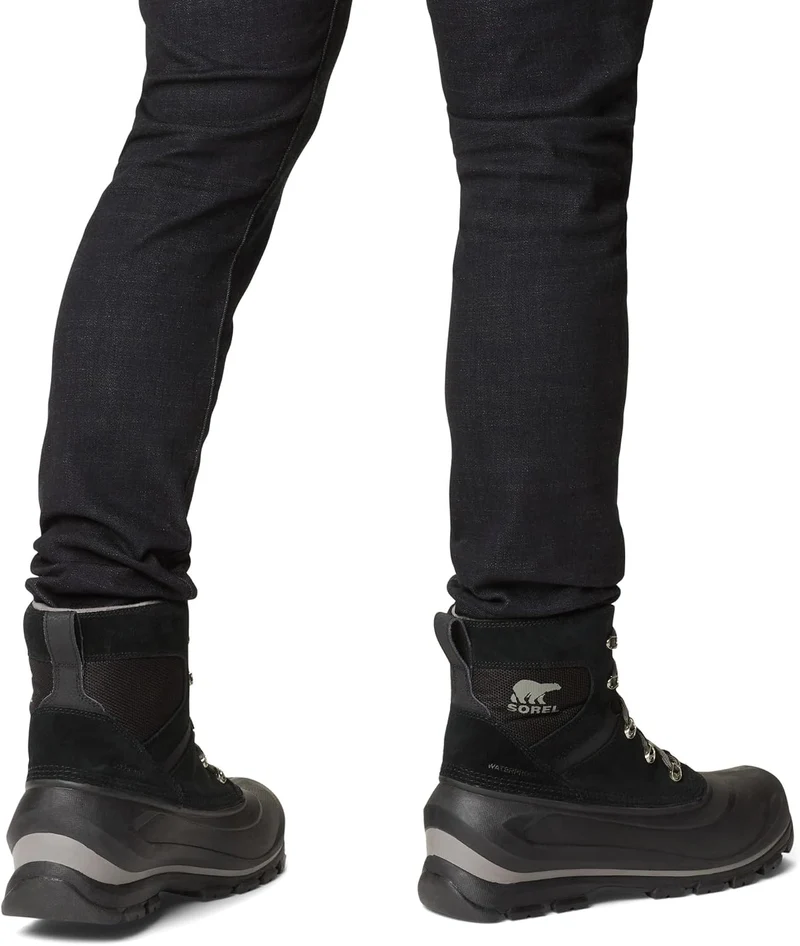 Sorel Buxton Lace Waterproof wasserdichte Winterstiefel für Herren, Braun (Delta x Black), 40 EU 41