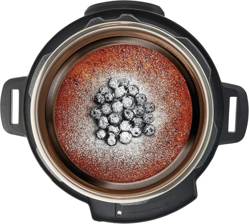 Instant Pot Offizielle runde Koch-/Backform mit Deckel und abnehmbarem Boden, 17,8 cm, antihaftbesch