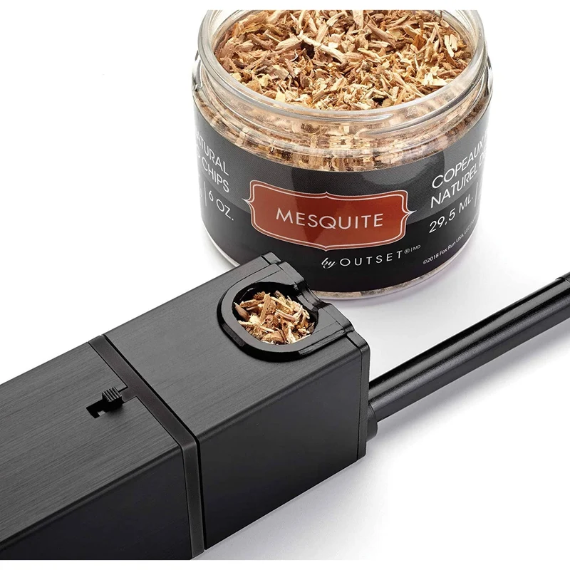 Outset Holzspäne-Set Hickory, Mesquite und Apfel für Räucherpistole