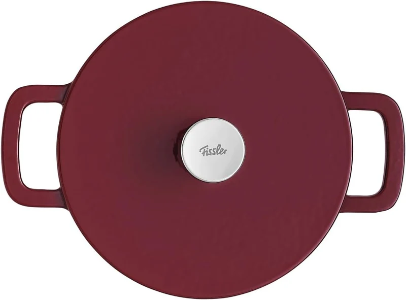 Fissler Moments Collection / Emaillierter Gusseisen-Bräter, rund (Ø 20 cm) Cast-Iron Topf, Cocotte A