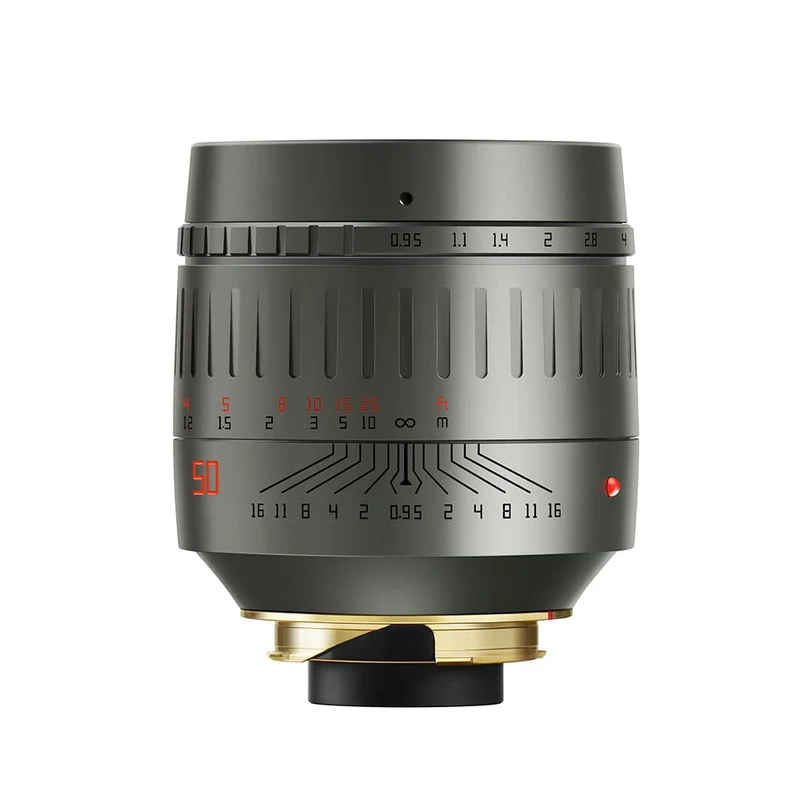 TTArtisan 50 mm F0,95 ASPH. Vollformat-Kameraobjektiv, manueller Fokus, grosse Blende, schwaches Lic
