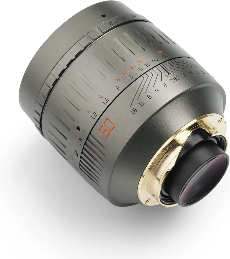 TTArtisan 50 mm F0,95 ASPH. Vollformat-Kameraobjektiv, manueller Fokus, grosse Blende, schwaches Lic