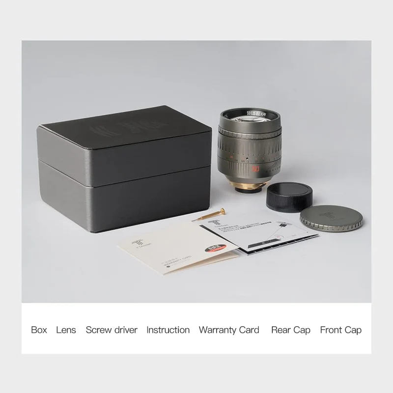 TTArtisan 50 mm F0,95 ASPH. Vollformat-Kameraobjektiv, manueller Fokus, grosse Blende, schwaches Lic