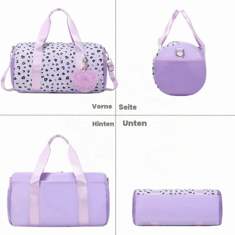 Tanztasche für Mädchen - Ballett- und Schwimmtasche Lila Liebe Lila, Liebe Lila