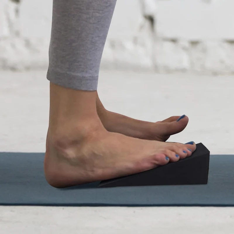 Squat Wedge Blocks, Schrägbrett für Kniebeugen,Wasserdichtes Waden-Stretch-Keil-Schrägbrett - Leicht