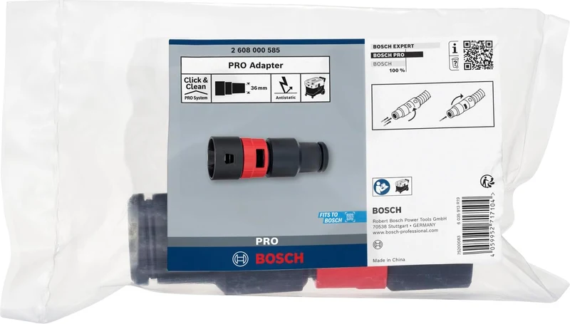 Bosch Accessories Professional Universal-Werkzeughülse - Gerät zum Anschluss von Saugrohren, Ø 22/35