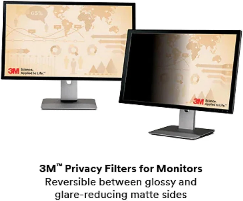 3M PF220W1B Blickschutzfilter Rahmenloser Display-Privatsphärenfilter 55,9 cm (22 Zoll) - Monitorfil