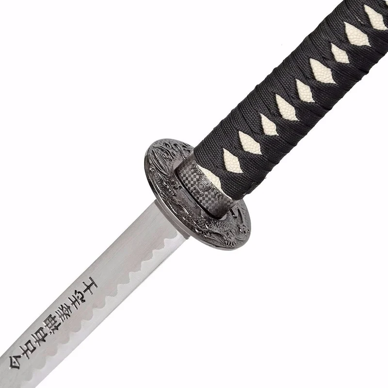 Katana Ornamentale Giapponese Ultimo Samurai Esposizione Cosplay Arredamento con Stand in Legno 104