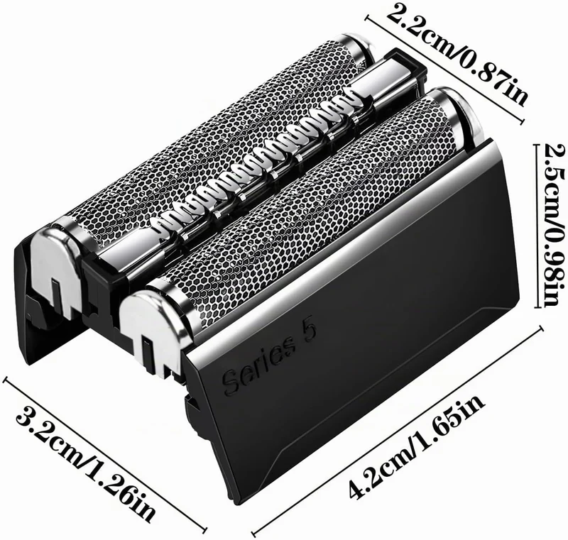Elektrischer Scherkopf für Braun Serie 5,52B Kompatibel Mit Braun Series 5 Scherkopf,Schwarz Series