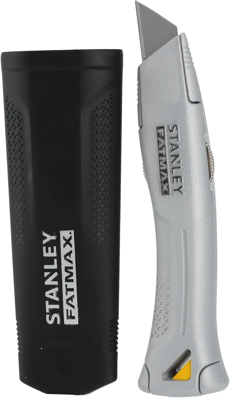 STANLEY FATMAX Universalmesser mit feststehender Klinge (mit magnetischem Klingenfach, Klingenhalter
