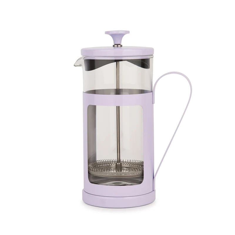 La Cafetière Monaco Kaffeebereiter aus Edelstahl, 8 Tassen, Lavendar, in Geschenkbox Lavendelfarben,