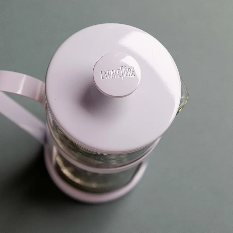La Cafetière Monaco Kaffeebereiter aus Edelstahl, 8 Tassen, Lavendar, in Geschenkbox Lavendelfarben,