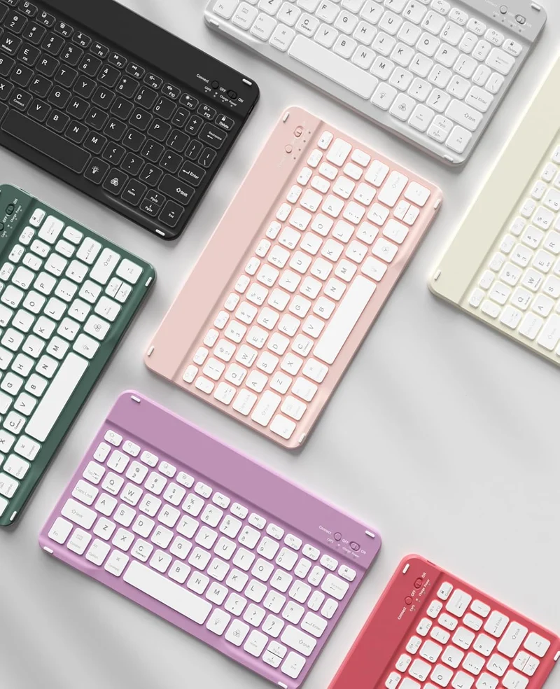 JKSML Hülle mit Tastatur für iPad Air 11 Zoll (M4/M3/M2) 2026/2025/2024 Grau, Grau