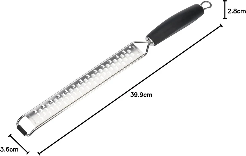 Westmark Reibe, Grob, Rostfreier Edelstahl/Kunststoff, Technicus-Pro, Silber/Schwarz, 14242270 Techn
