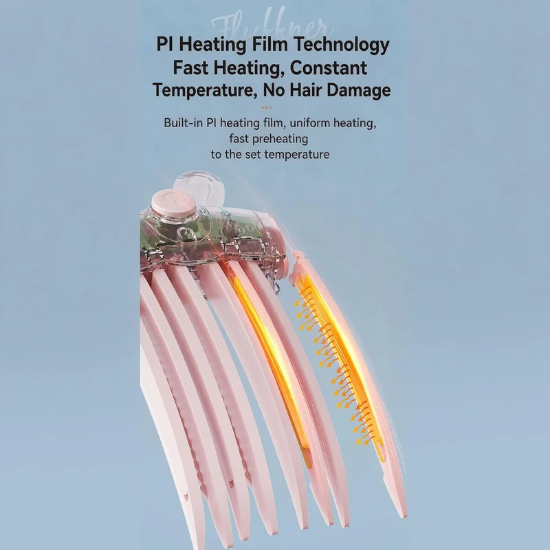 Generisch Wireless Heated Volumizing Root Lift Clip, Tragbarer Haarvolumen Clip, Portable Travel Hai
