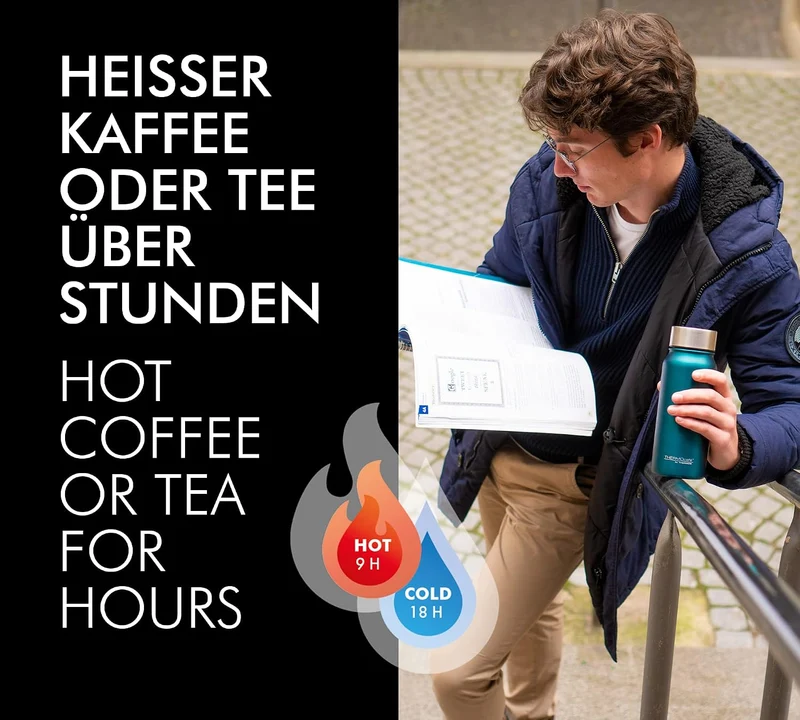 THERMOcafé TC Thermobecher To Go 0,50 l, 9h heiss, saphire blue mat Saphire Blue 500 ml, Saphire Blu