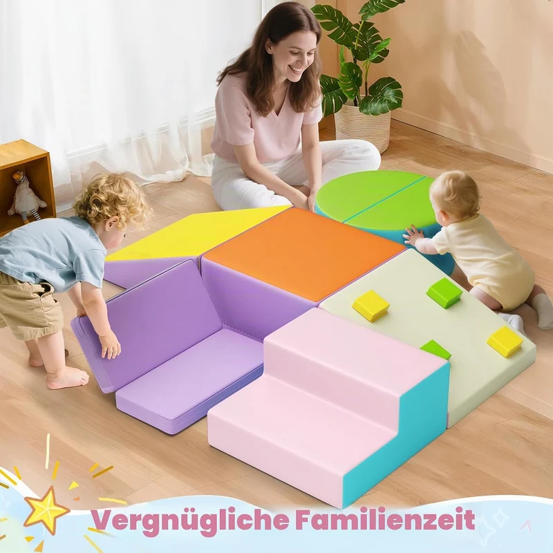Schaumbausteine für Kinder, mehrere grosse Riesenschaumbausteine, Bildungsspielzeug für Kinder, Ba