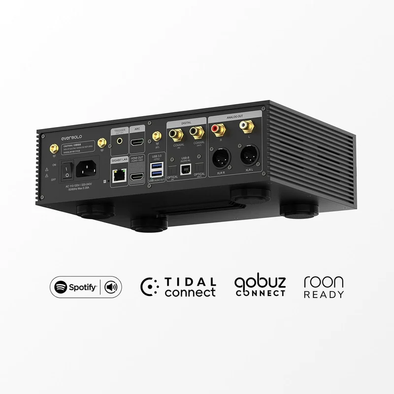 Eversolo DMP-A6 Gen 2 HiFi-Musik-Streamer, Wireles Audio-Player, digitaler Musik-Streamer, DAC, Musi