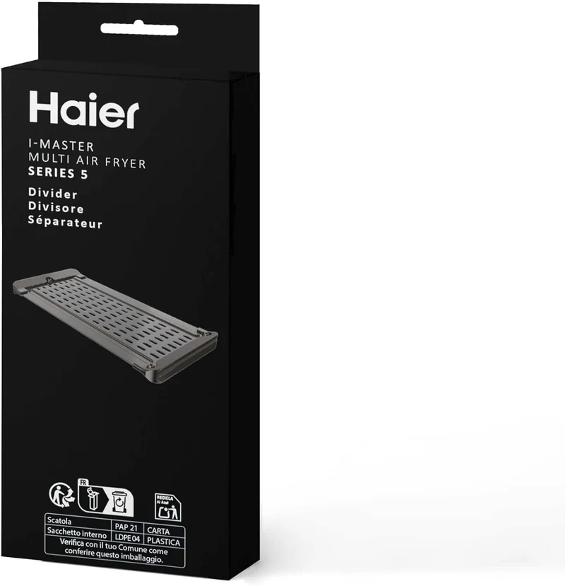 Haier Korbtrenner für die Heissluftfritteuse/schwarz/Original Zubehör/für Haier Airfryer Serie 5, Ko