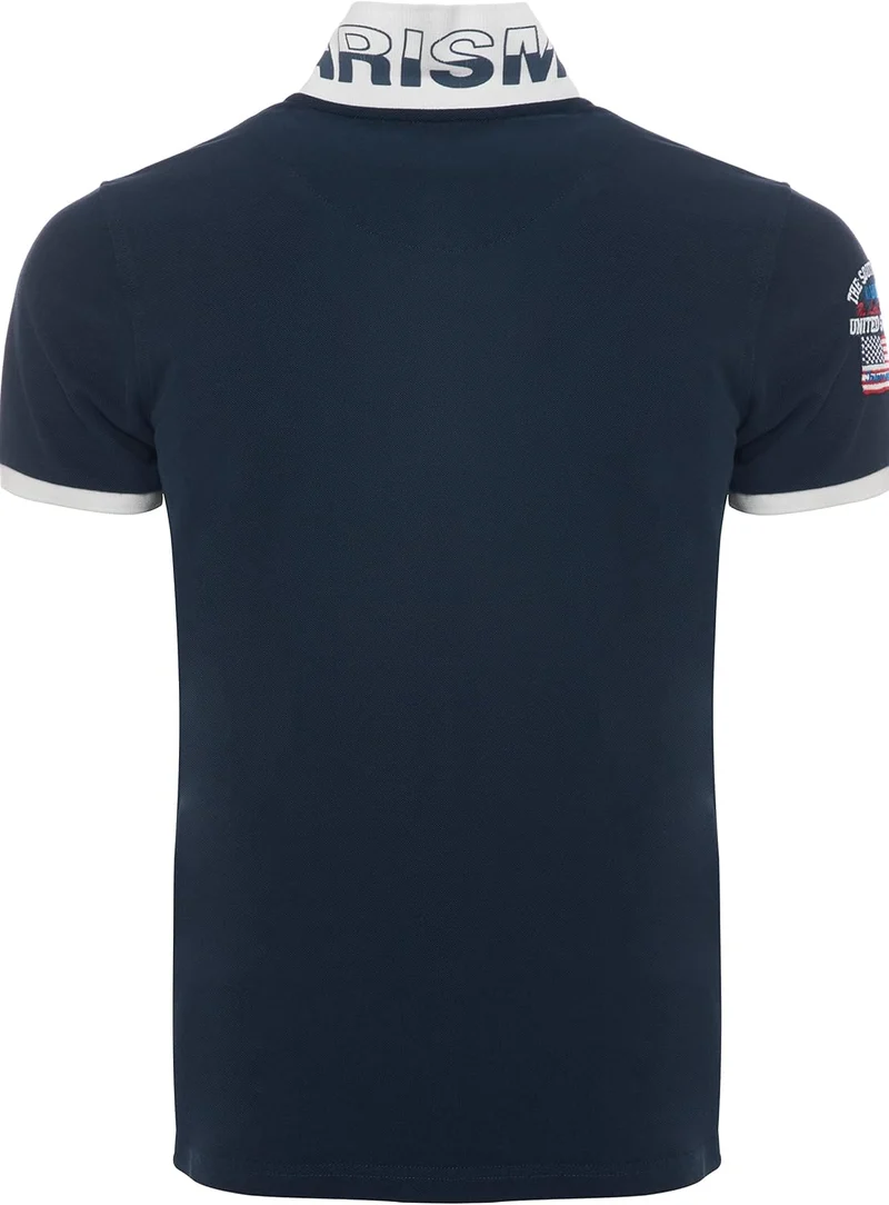 Carisma Kurzarm Poloshirt für Herren 100% Baumwolle ? Herren Polo Shirt mit Stickerei ? Angenehmes R