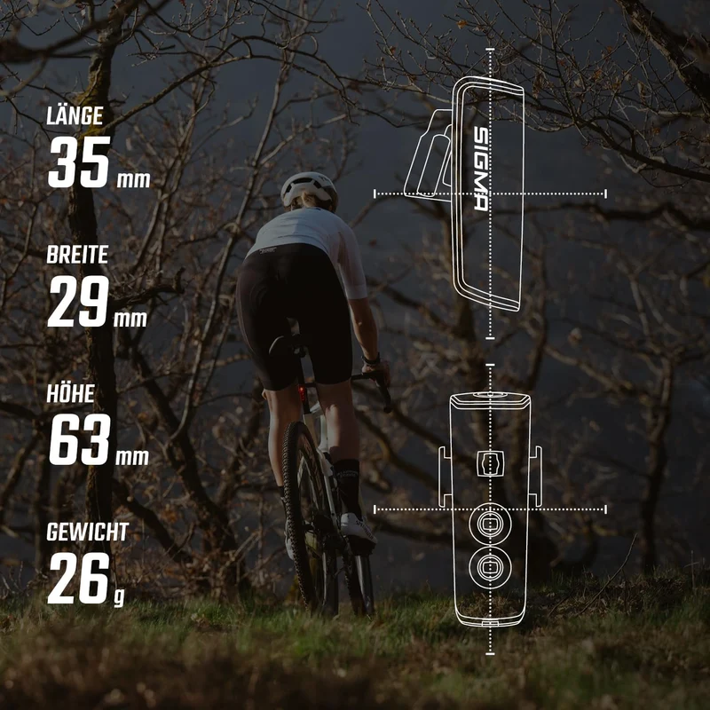 SIGMA Aura 170 HB Link + Hiro 50 Link| StVZO-konformes LED-Fahrradlampenset