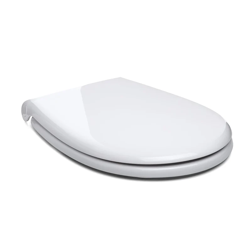 TATAY WC-Sitz Flat Toilettendeckel Universal kompatibel mit Victoria Oval - Weicher Tropfen, Oval -