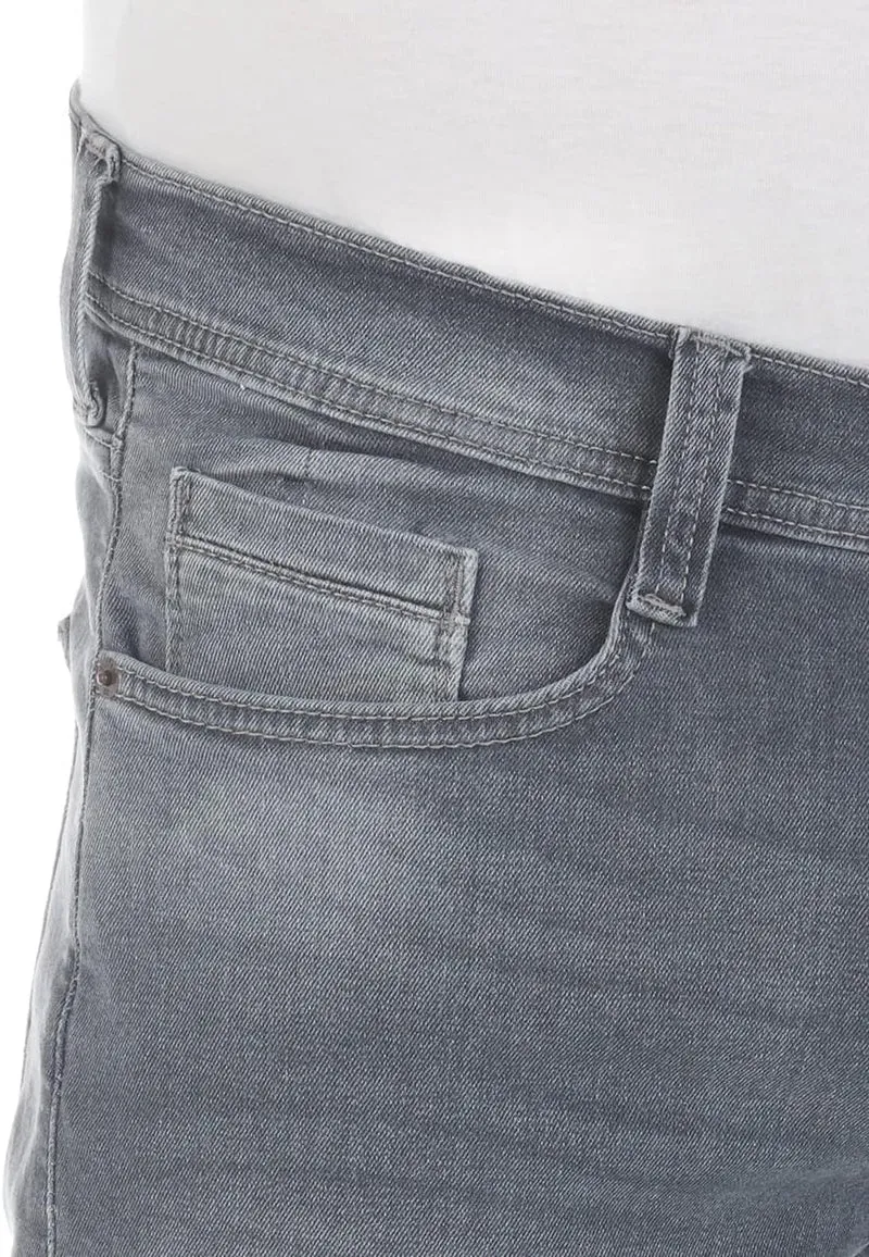 MUSTANG Herren Jeans Hose Oregon Tapered 32W / 34L Light Grey Denim (1009375-313), 32W / 34L Light G