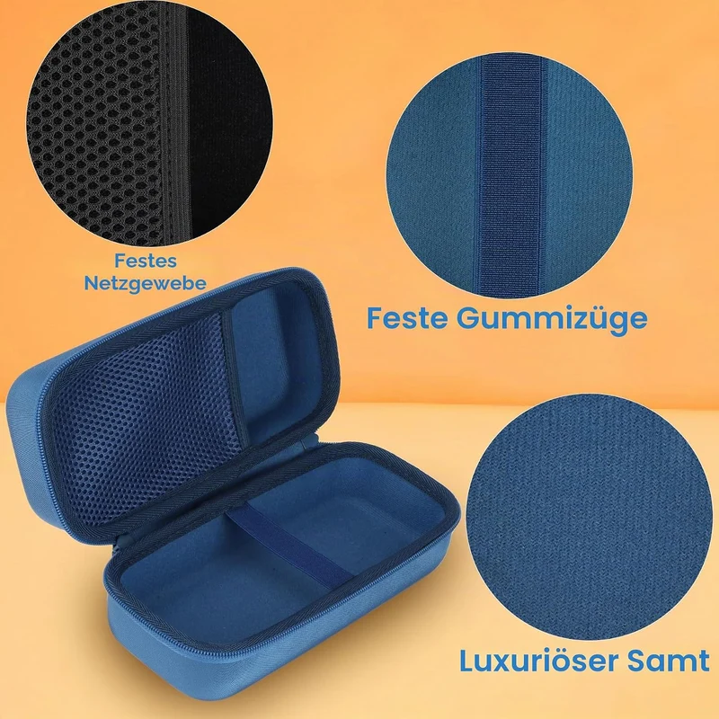 Lebakort Hart Schutz Hülle Etui für DYMO LetraTag 100H Beschriftungsgerät Dunkelblau, Dunkelblau
