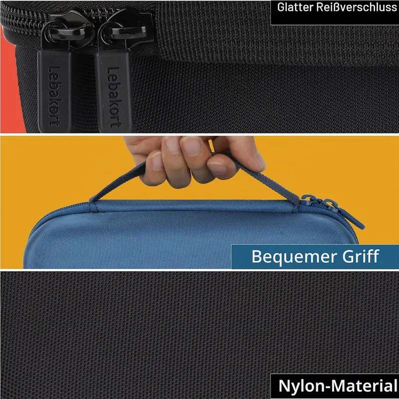 Lebakort Hart Schutz Hülle Etui für DYMO LetraTag 100H Beschriftungsgerät Dunkelblau, Dunkelblau