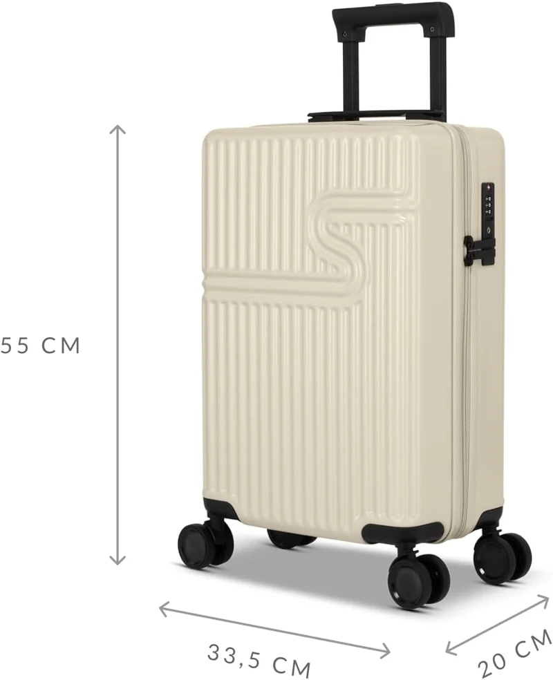 SUITSUIT Kofferset 2 teilig - Handgepäck Koffer - Reisekoffer Gross - Koffer Leicht - Hartschalenkof