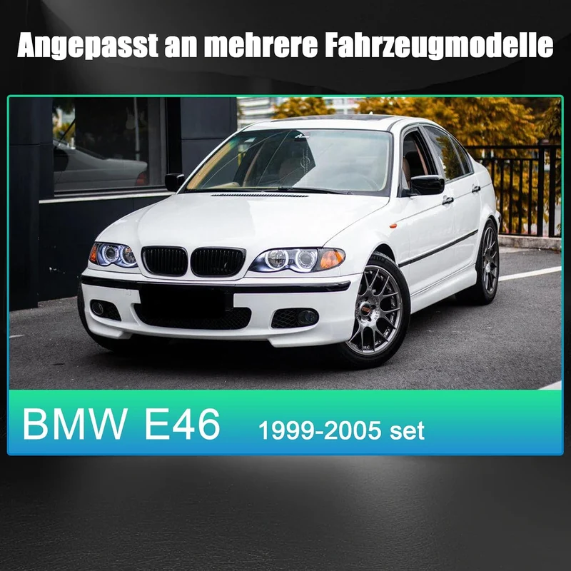Autoradio für BMW E46 3 Serie 1999-2004 Kompatibel Wireless Carplay & Android Auto, 7 Zoll Touchscre