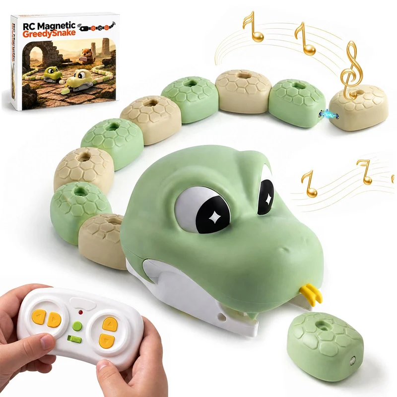 Magnetic Snake Game Toy Eating Itself,Magnetspiele für Unterwegs
