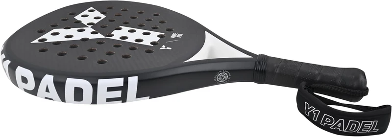 Y 1 Pure Pro Padelschläger für fortgeschrittene Spieler, runde Form