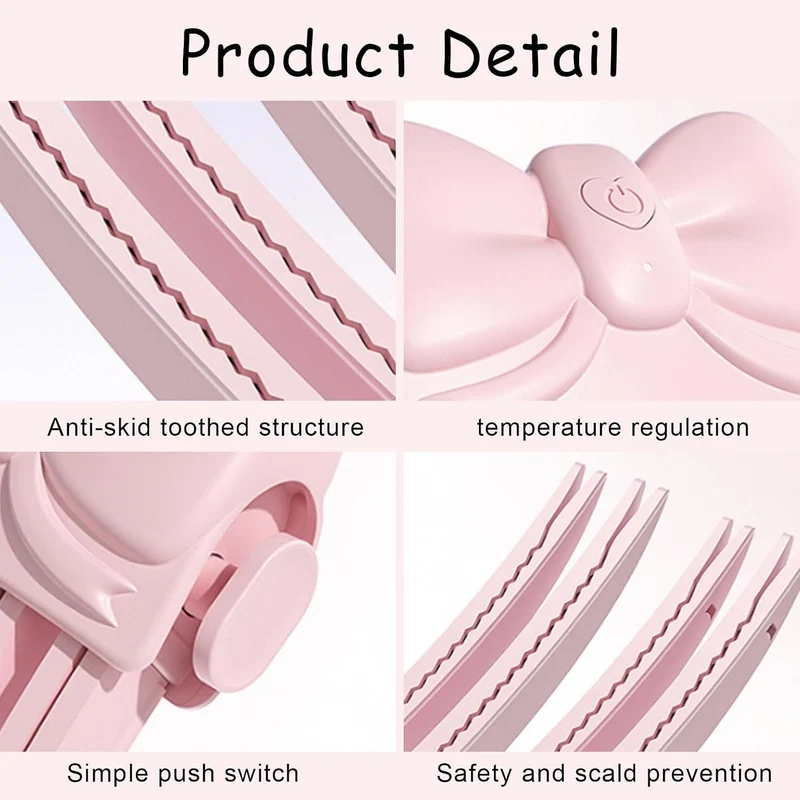 Generisch Wireless Heated Volumizing Root Lift Clip, Volumen Kamm & Haarclip, Portable Travel Hair S