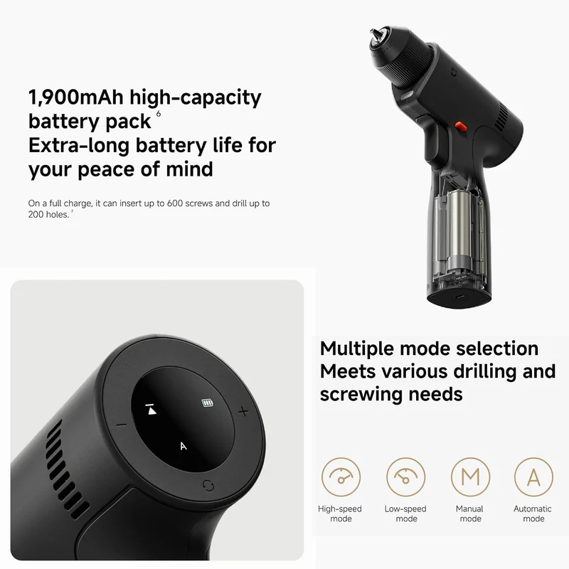 Xiaomi Mijia Akku-Bohrschrauber bürstenlos 2