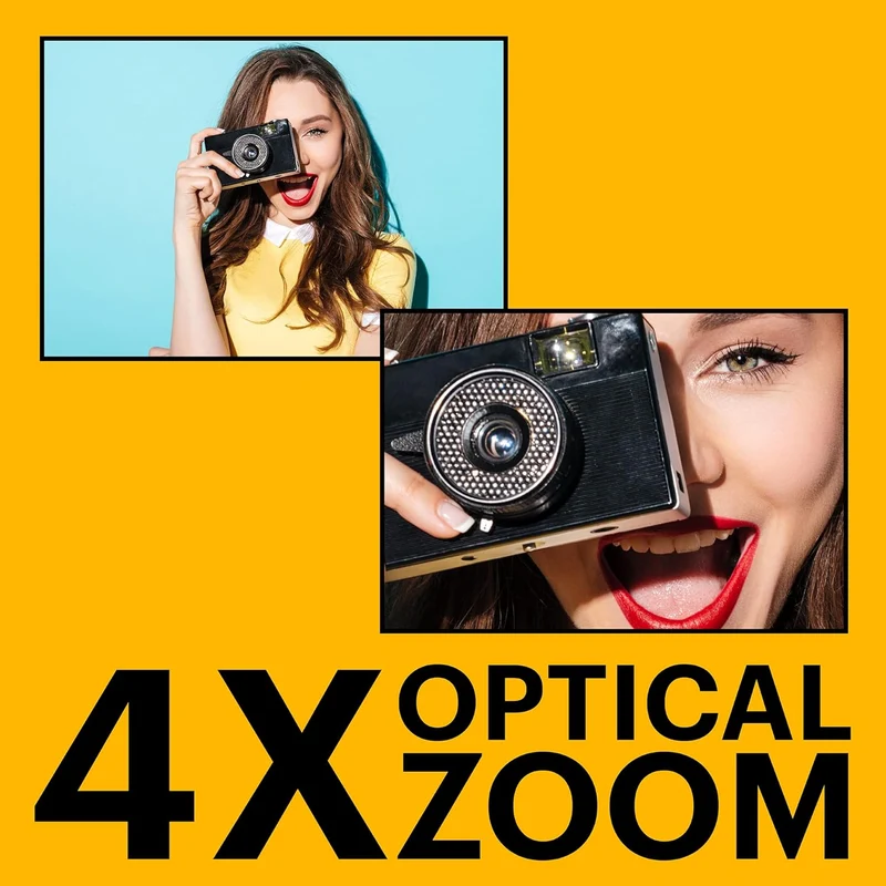 KODAK PIXPRO FZ45 Kompakte Digitalkamera 16 MP 4X Optischer Zoom SCHWARZ, SCHWARZ