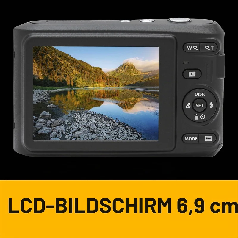 KODAK PIXPRO FZ45 Kompakte Digitalkamera 16 MP 4X Optischer Zoom SCHWARZ, SCHWARZ