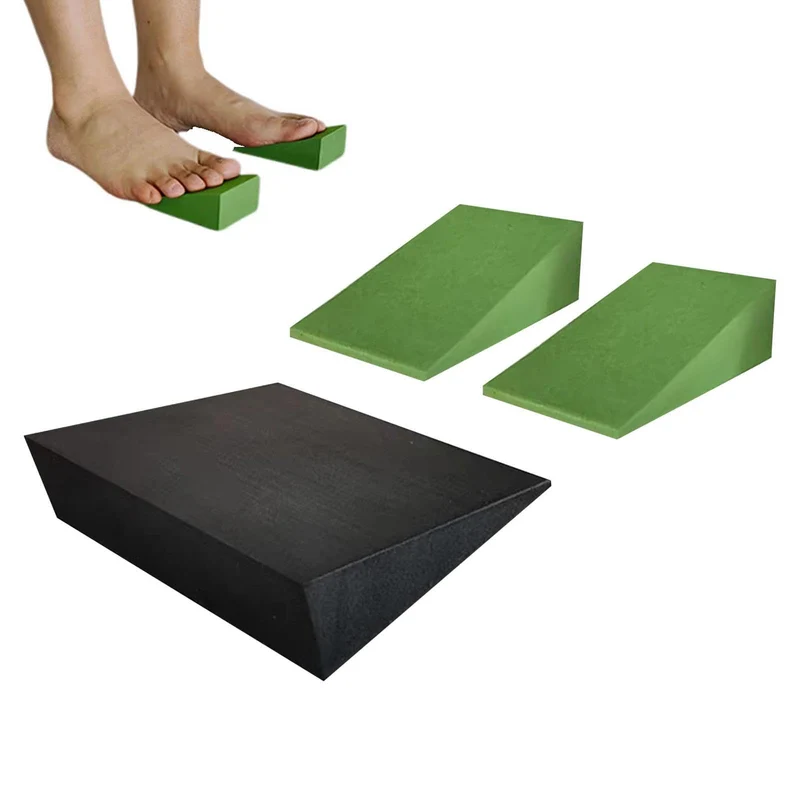 3PCS Squat Wedge Block Non-Slip Slant Board Calf Stretcher,Calf Slant Board