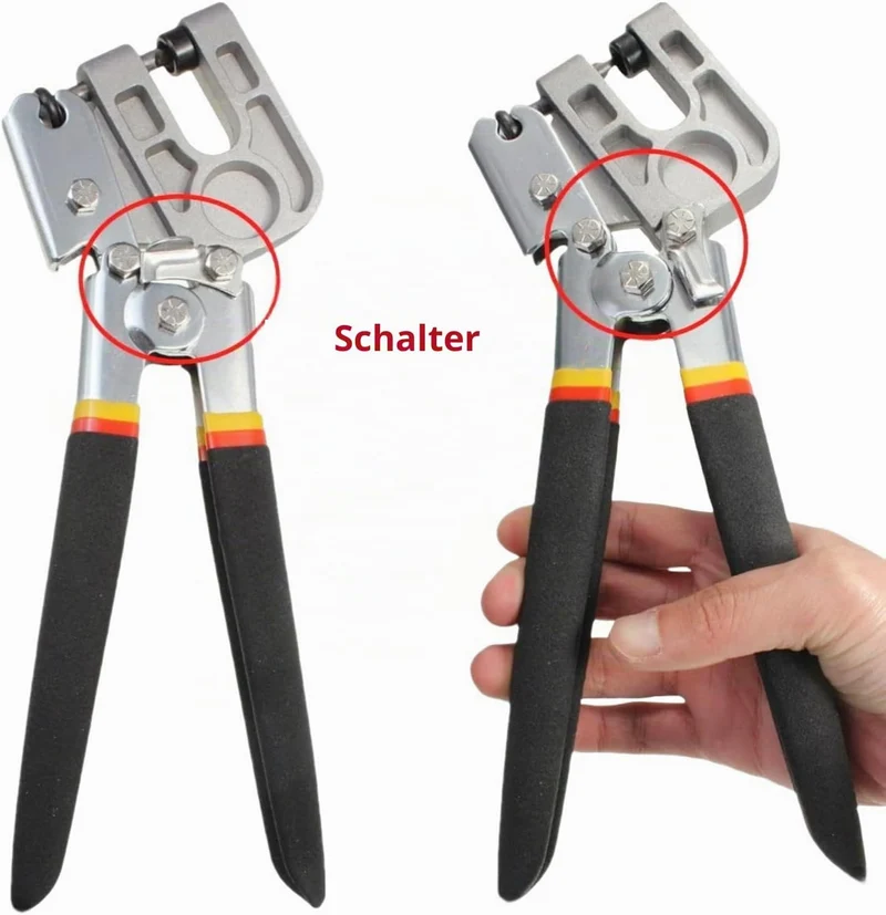 Metall-Bolzen-Crimpzange, 270 mm Bolzen-Crimpzange, Trockenbauwerkzeuge, Handlegierungsstahl, Stanz-