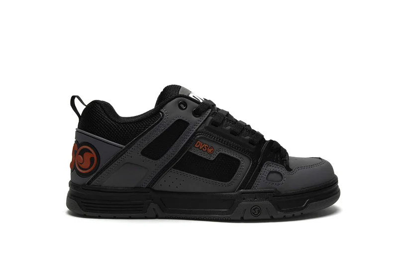 DVS Herren Comanche Skateboardschuhe 44 EU Black Refl Charcoal Nubuk, 44 EU Black Refl Charcoal Nubu