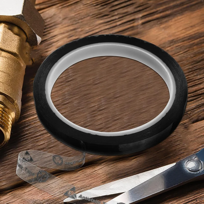 Zerodeko Antistatisches Klebeband aus Opp mit Hoher Klebkraft und Warnfunktion Doppelseitiges Isolie