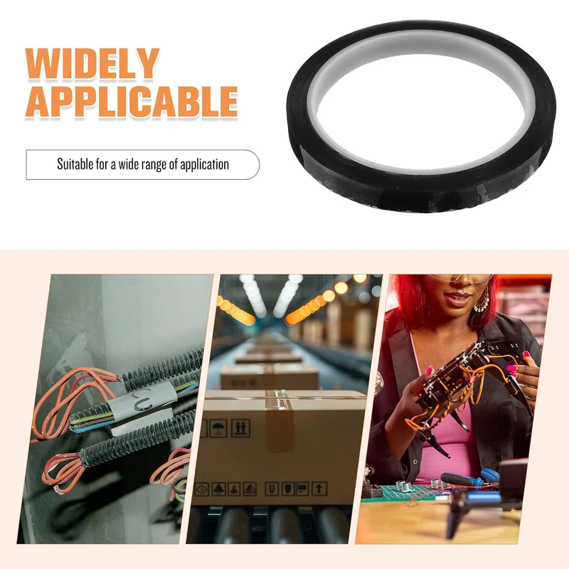 Zerodeko Antistatisches Klebeband aus Opp mit Hoher Klebkraft und Warnfunktion Doppelseitiges Isolie