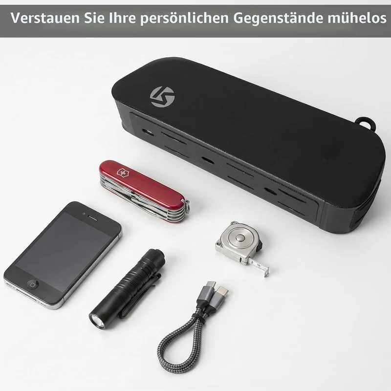 Fahrradtasche Oberrohr, Oberrohrtasche Rennrad 1,2L mit Riemenbefestigung | Wasserdichte Rahmentasch