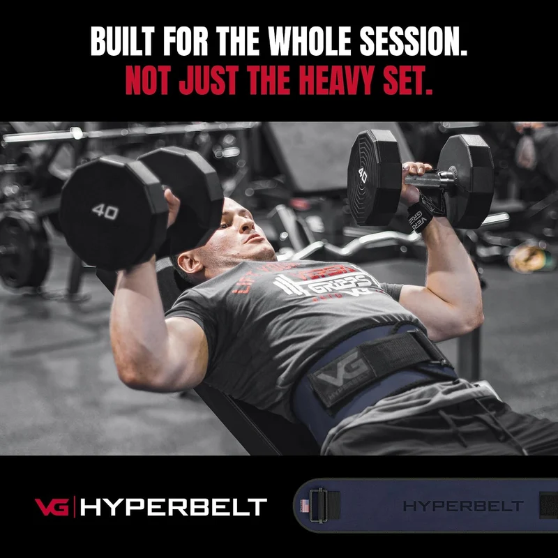 Versa Gripps Hyperbelt, verstellbarer Gewichthebergürtel, Fitnessgeräte zur Erhöhung Ihres Trainings
