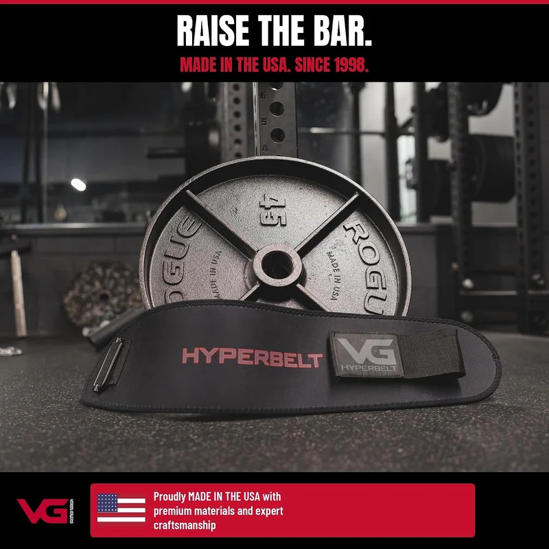 Versa Gripps Hyperbelt, verstellbarer Gewichthebergürtel, Fitnessgeräte zur Erhöhung Ihres Trainings